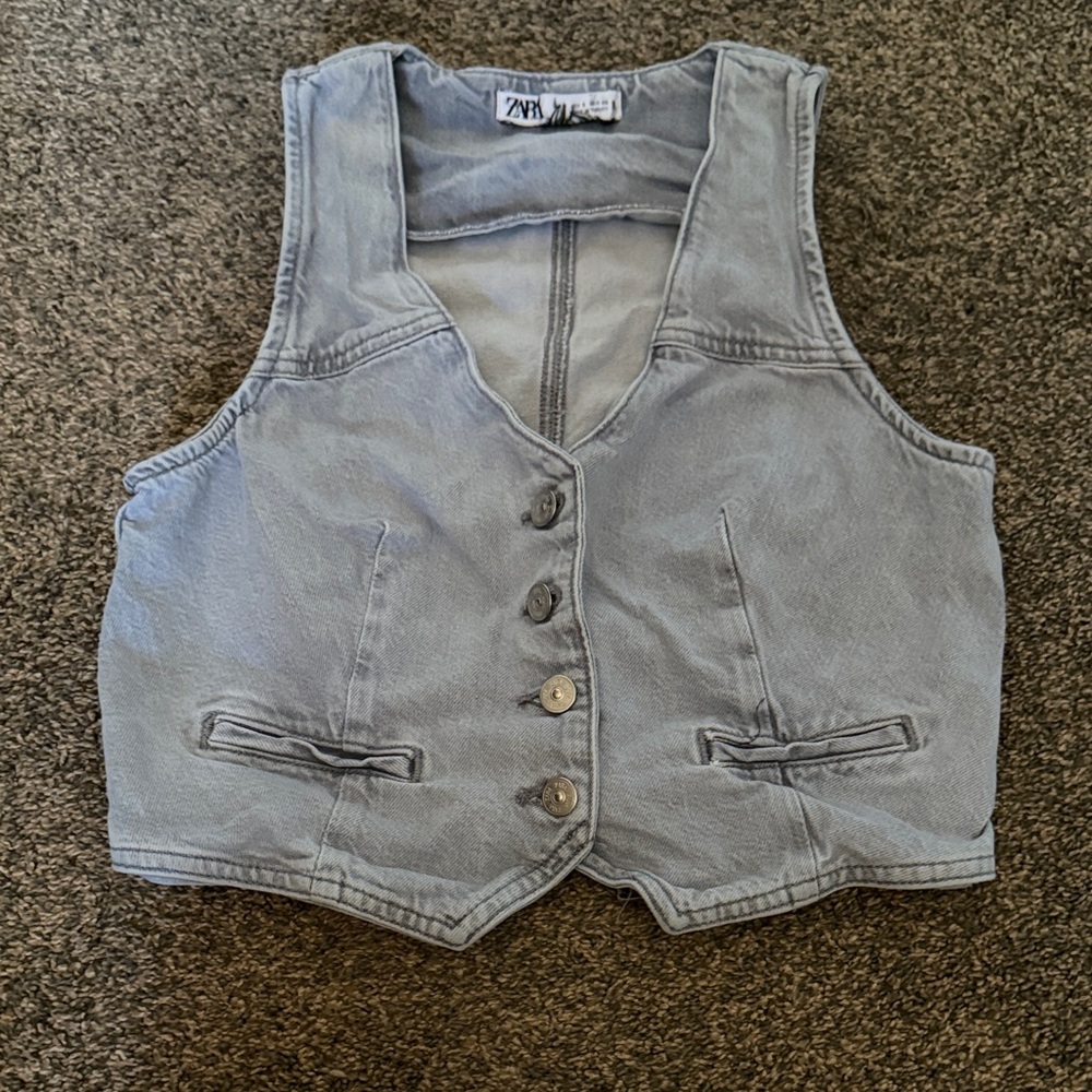 Zara Denim Vest